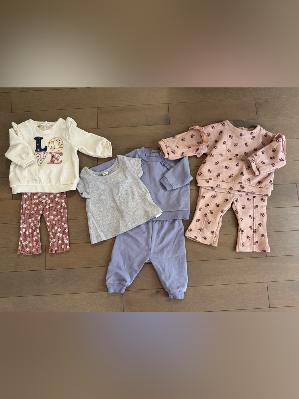 Lot of 3 Baby Girl Outfits 0-3 Months - Brand New Never Worn